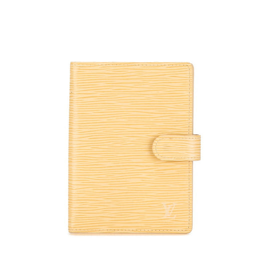 Louis Vuitton Epi Agenda PM Notebook Cover R2005A Beige Leather
