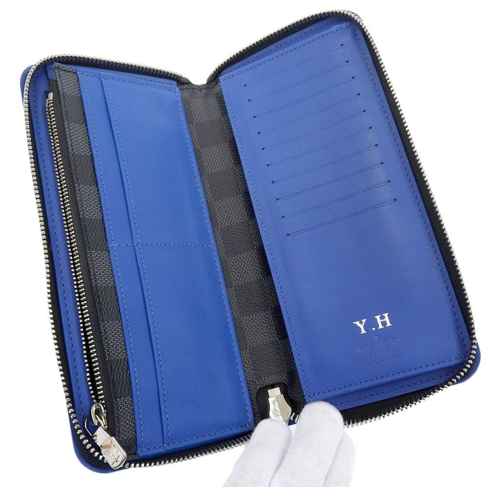 Louis Vuitton Damier Graphite Zippy Wallet N64436