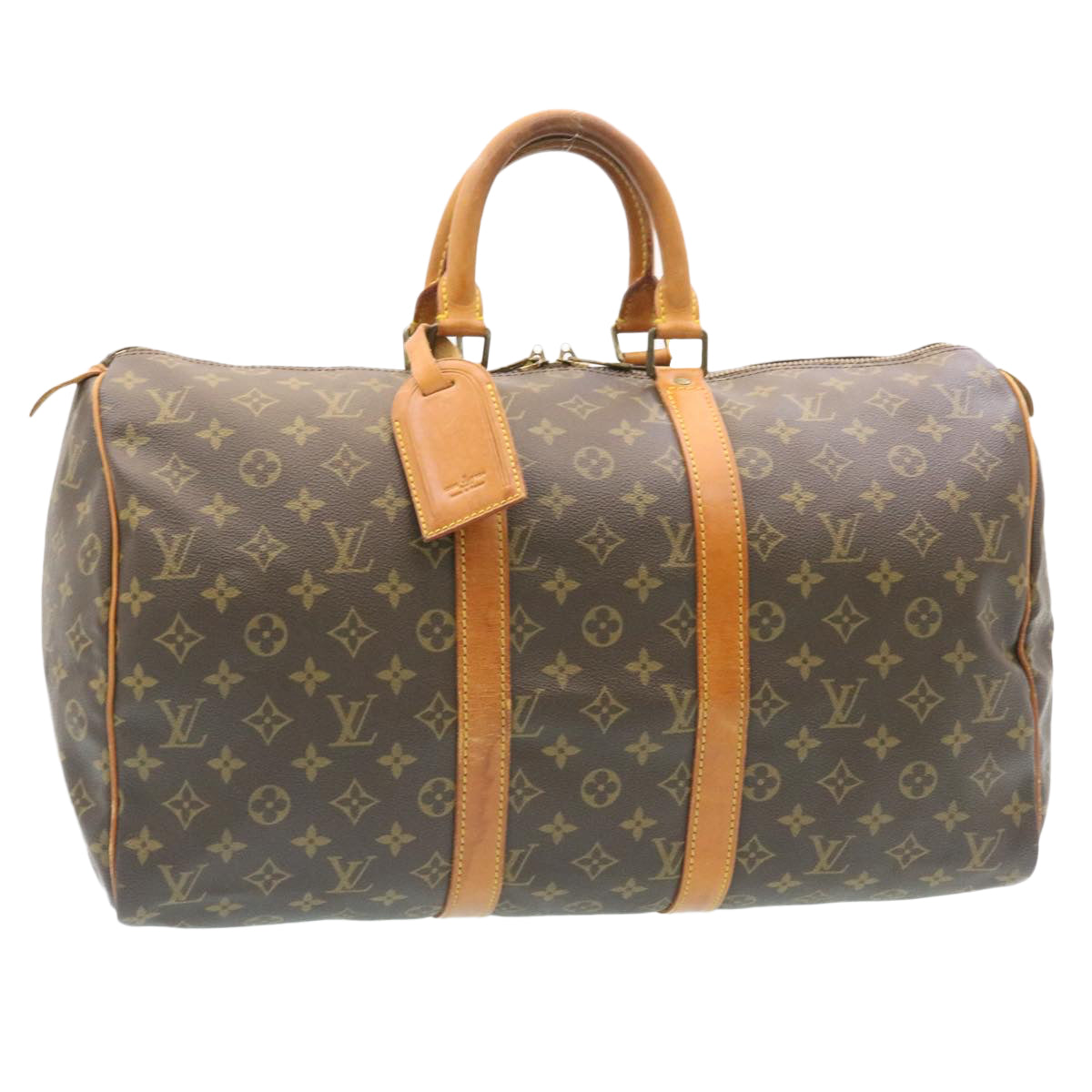 LOUIS VUITTON Monogram Keepall 45 Boston Bag M41428 LV tp022