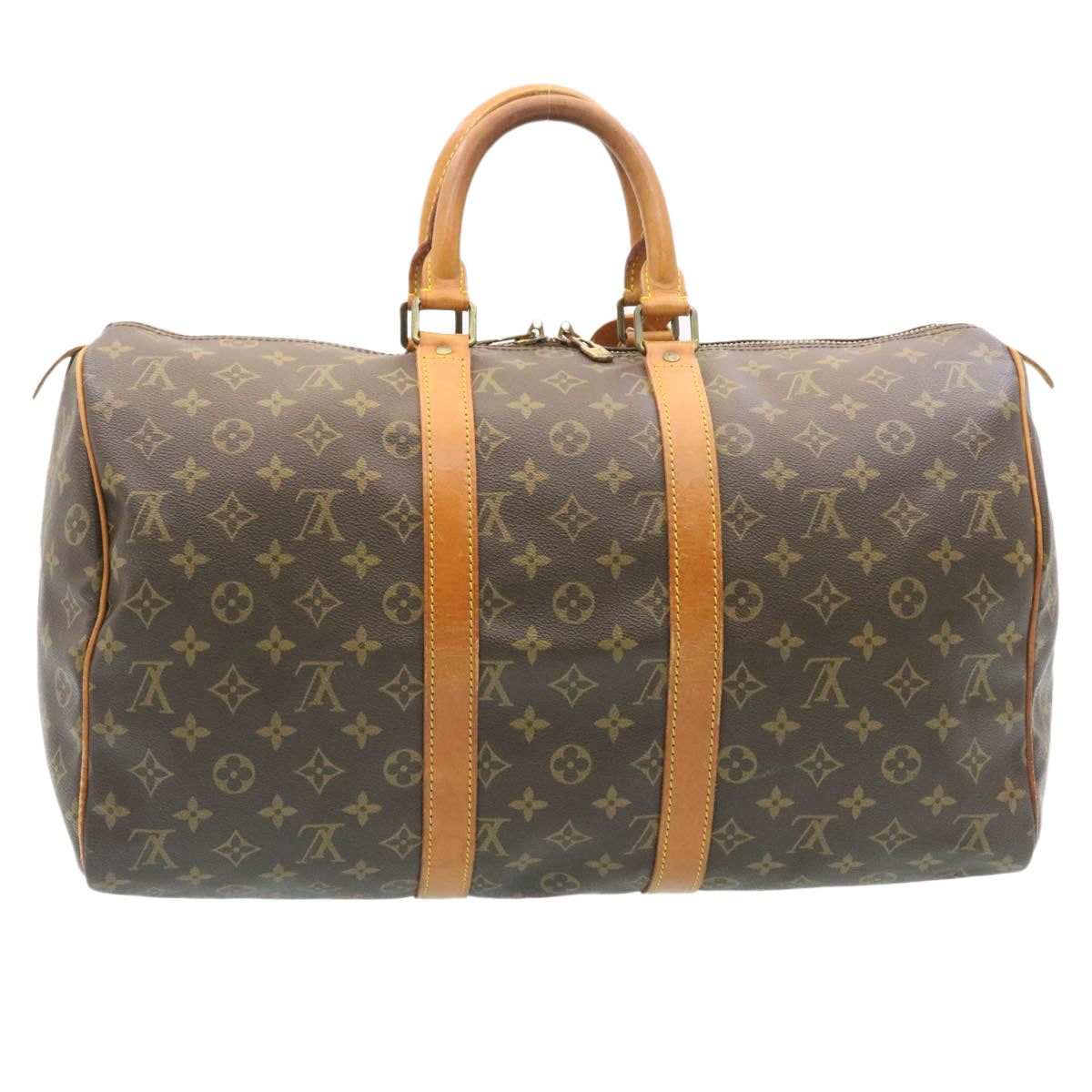 LOUIS VUITTON Monogram Keepall 45 Boston Bag M41428 LV tp022