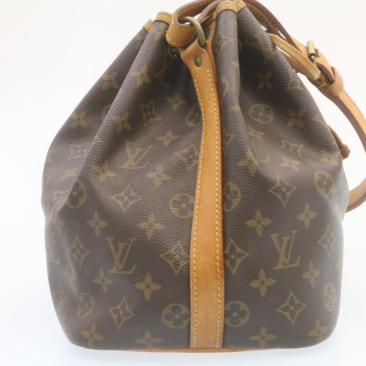 LOUIS VUITTON Monogram Petit Noe Shoulder Bag M42226 LV tp054