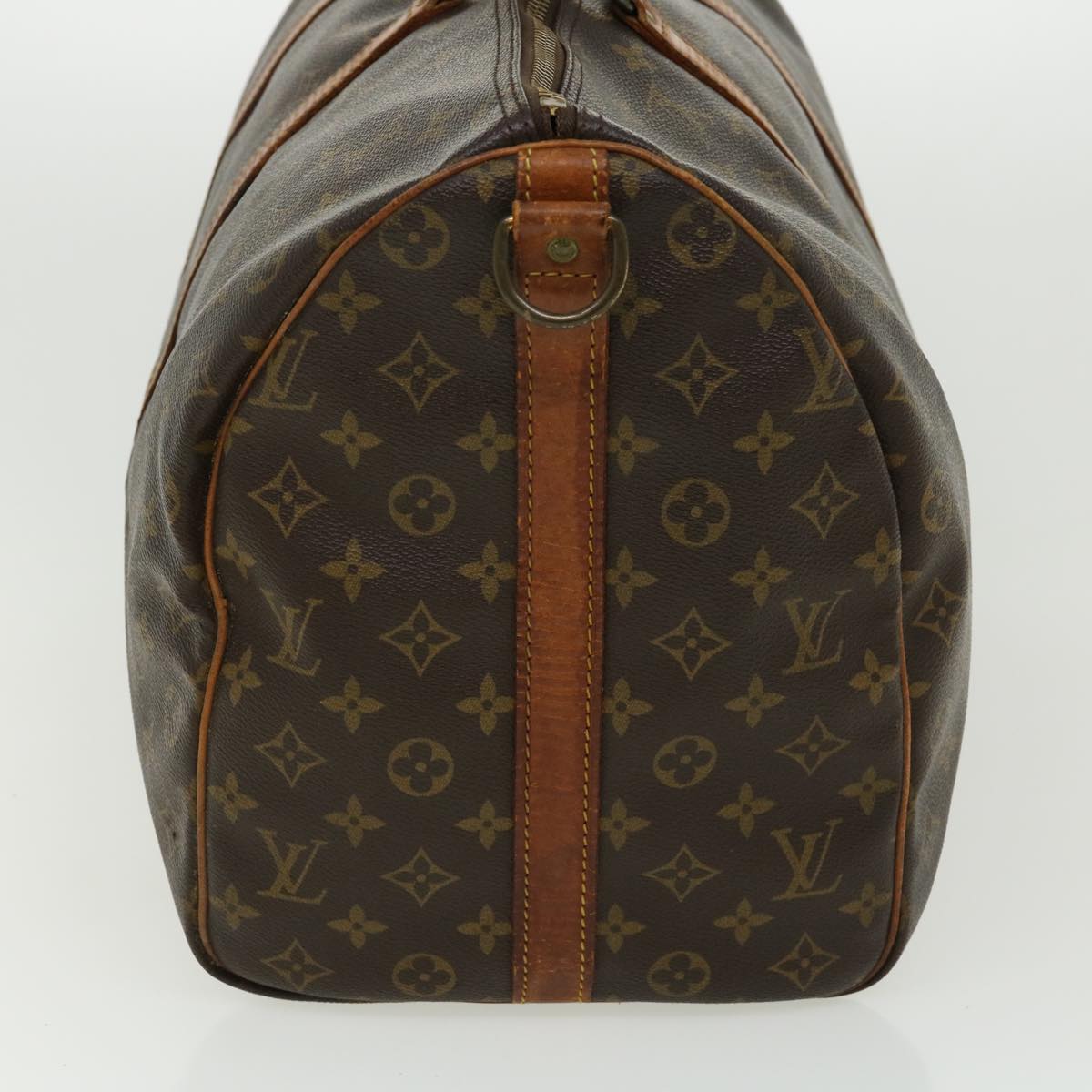 LOUIS VUITTON Monogram Keepall Bandouliere 50 Boston Bag M41416 LV tp377