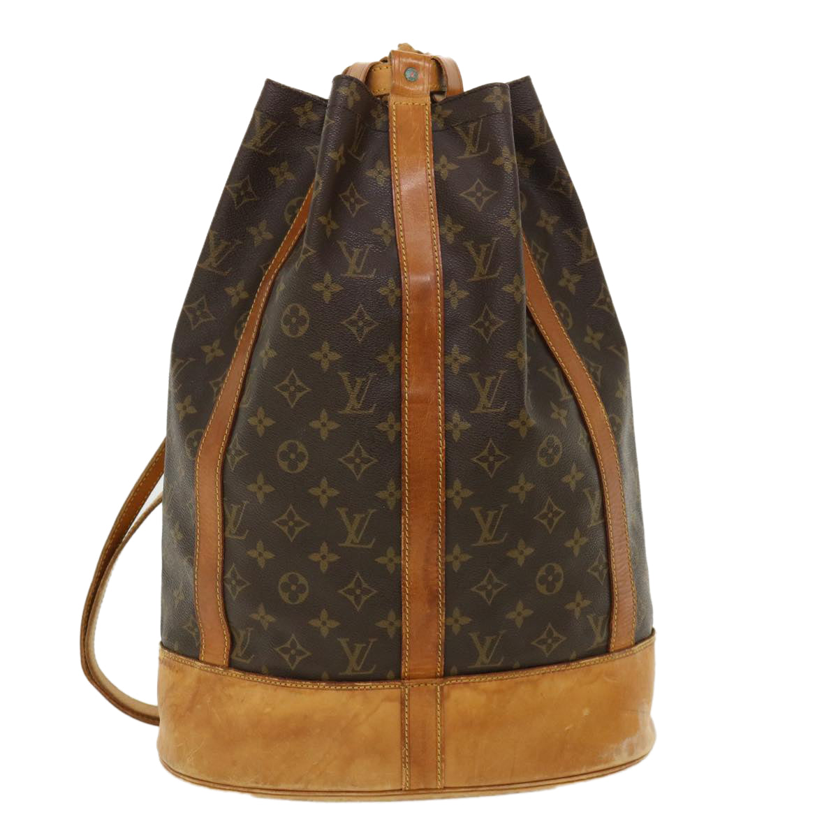 LOUIS VUITTON Monogram Randonnee GM Shoulder Bag M42244 LV tp448