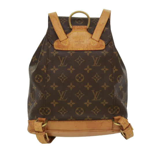 LOUIS VUITTON Monogram Montsouris MM Backpack M51136 LV tp460