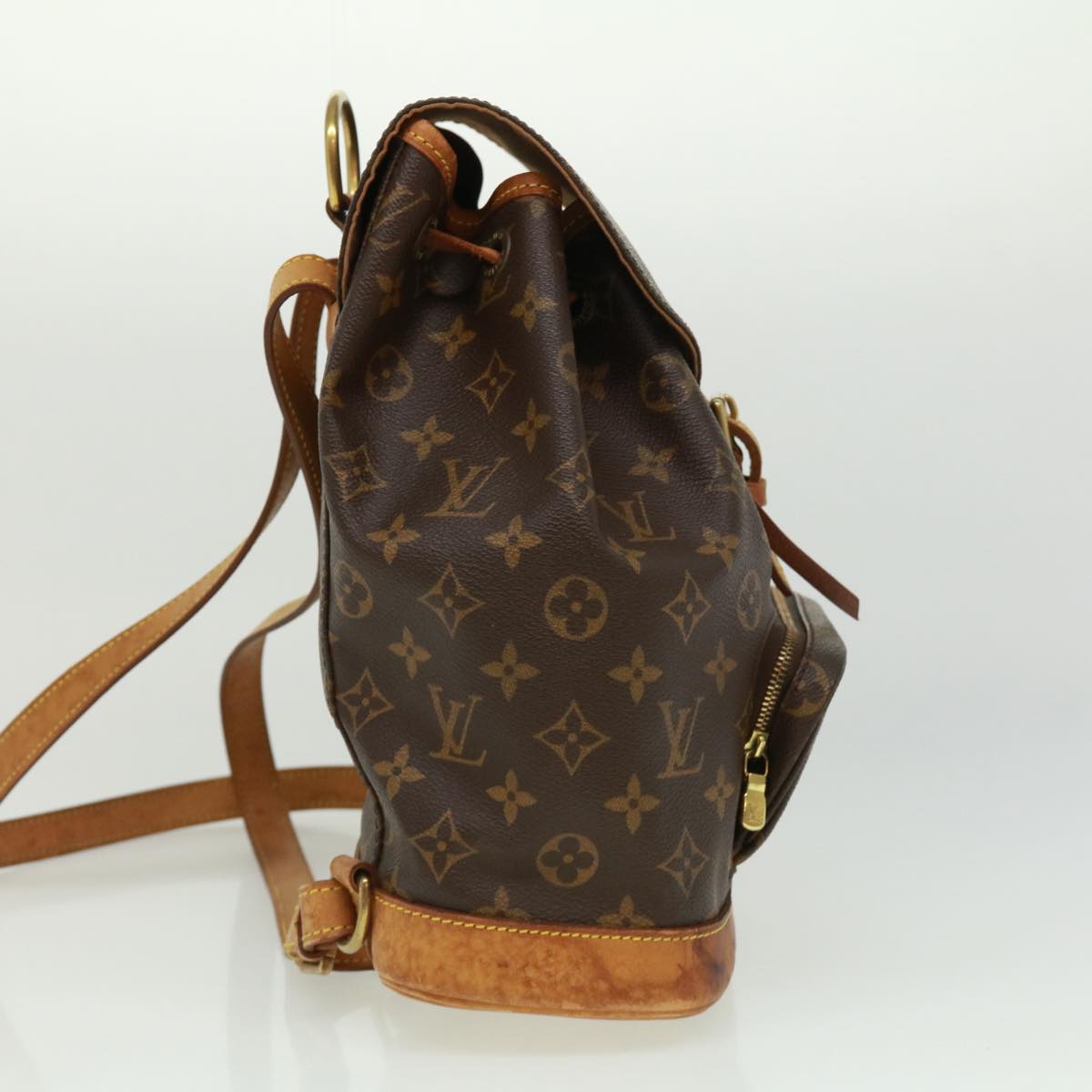 LOUIS VUITTON Monogram Montsouris MM Backpack M51136 LV tp460