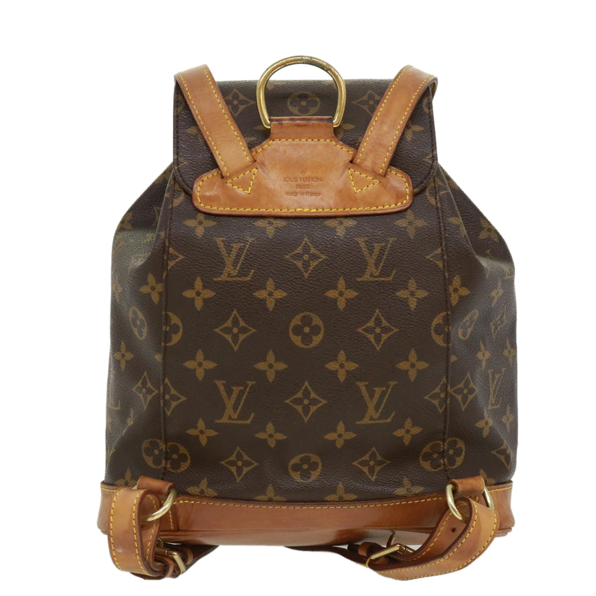 LOUIS VUITTON Monogram Montsouris MM Backpack M51136 LV tp533