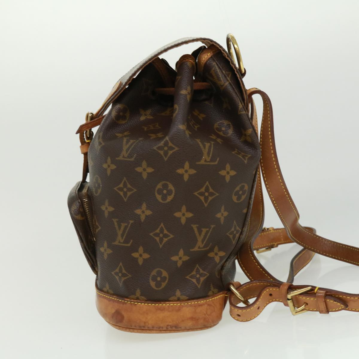 LOUIS VUITTON Monogram Montsouris MM Backpack M51136 LV tp533