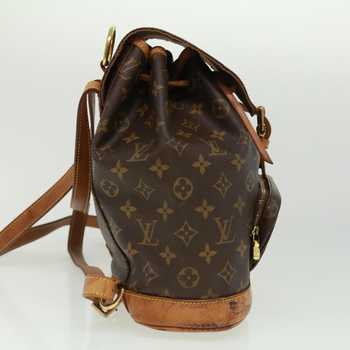 LOUIS VUITTON Monogram Montsouris MM Backpack M51136 LV tp533