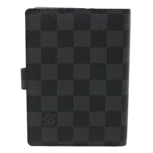 LOUIS VUITTON Damier Graphite Agenda PM Day Planner Cover R21079 LV tp590