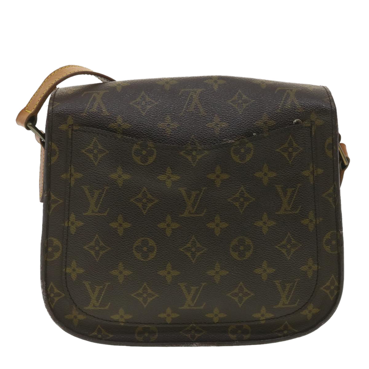LOUIS VUITTON Monogram Saint Cloud GM Shoulder Bag M51242 LV tp593