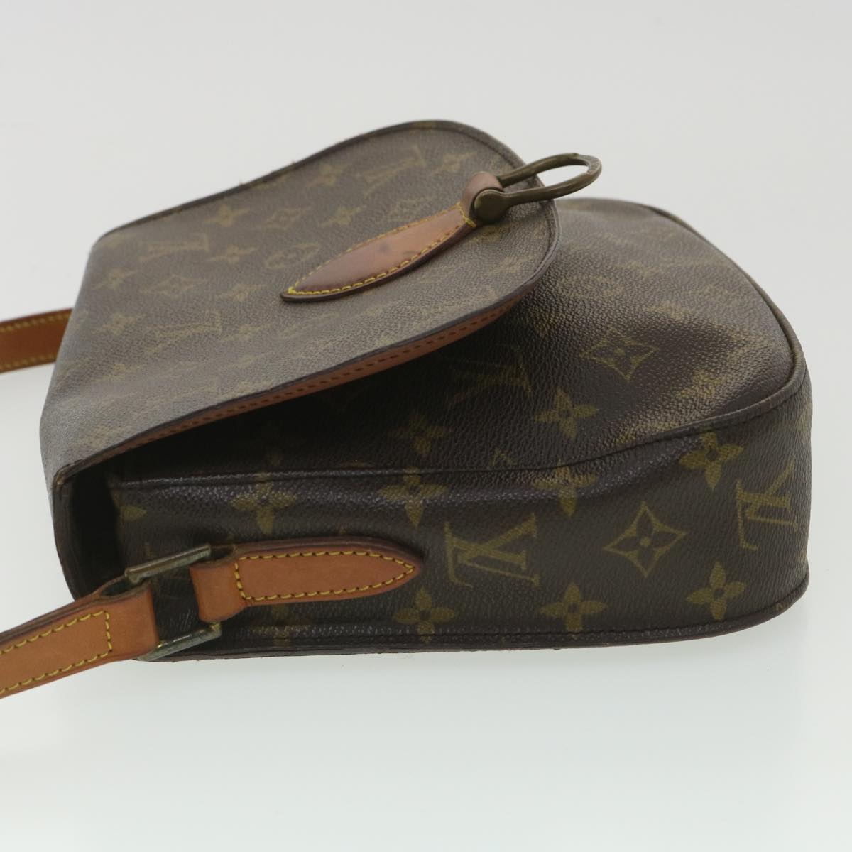 LOUIS VUITTON Monogram Saint Cloud GM Shoulder Bag M51242 LV tp593