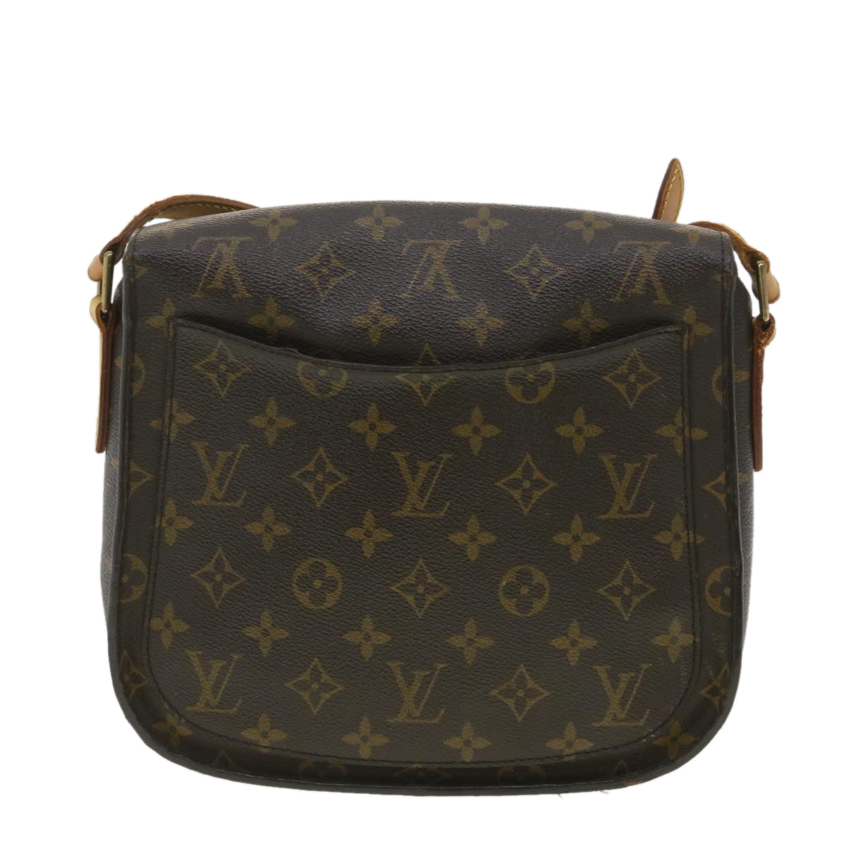 LOUIS VUITTON Monogram Saint Cloud GM Shoulder Bag M51242 LV tp603