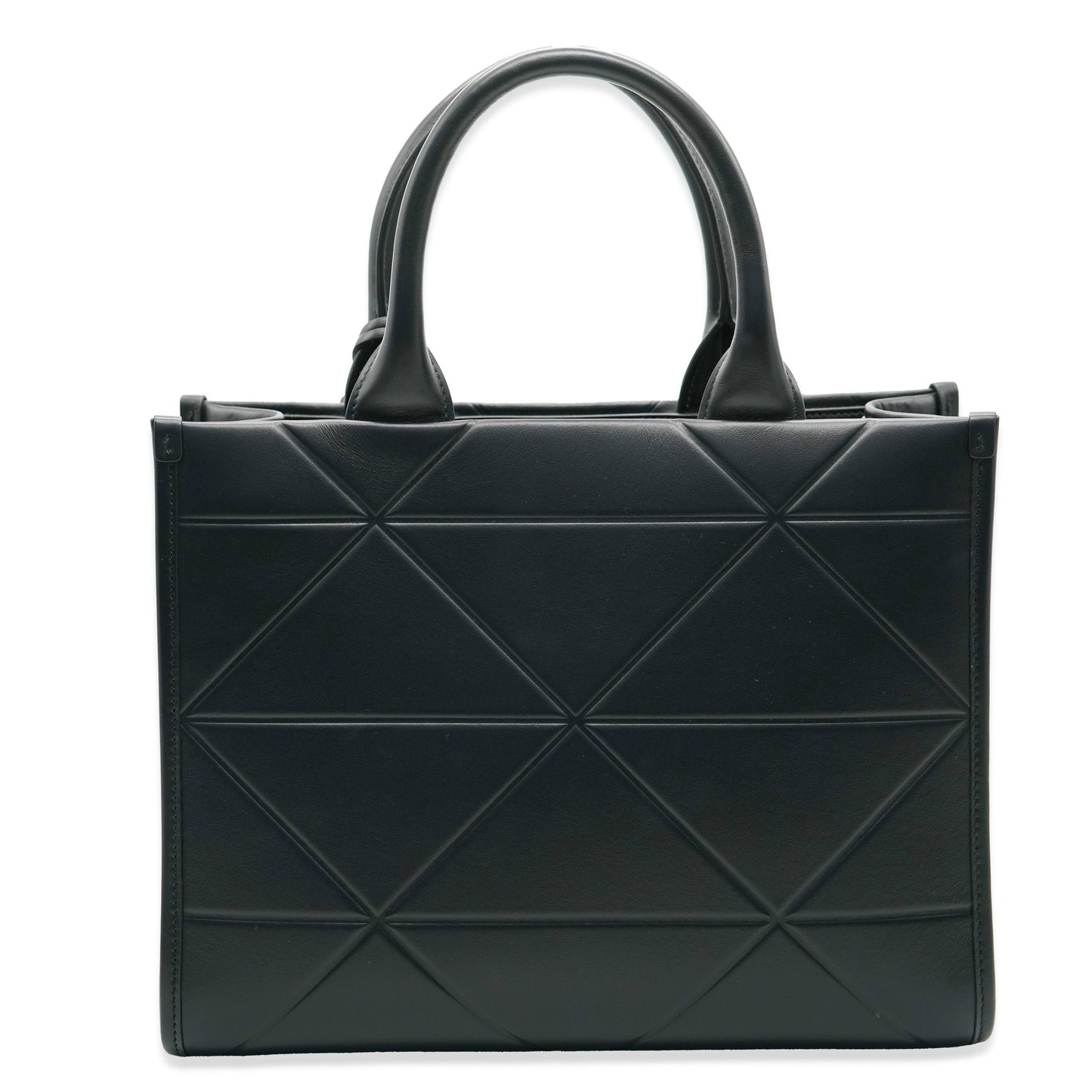 Luxury PradaBlack Soft Calfskin Small Symbole Tote
