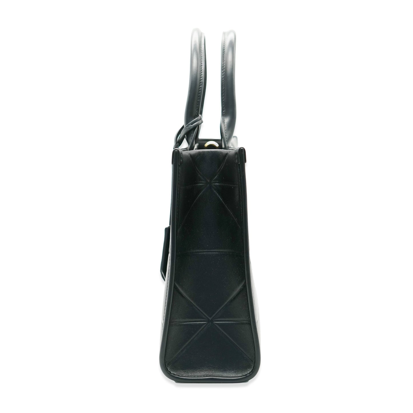 Luxury PradaBlack Soft Calfskin Small Symbole Tote