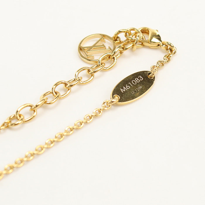 LOUIS VUITTON LV80924 Necklace ・ Essential V Necklace metal  gold Women