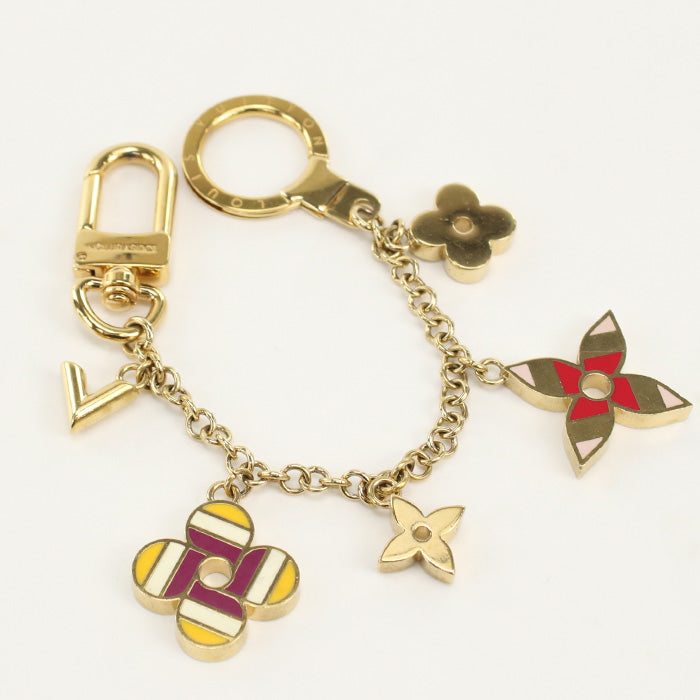 LOUIS VUITTON M68002 Pop flower Bag charm metal gold Women