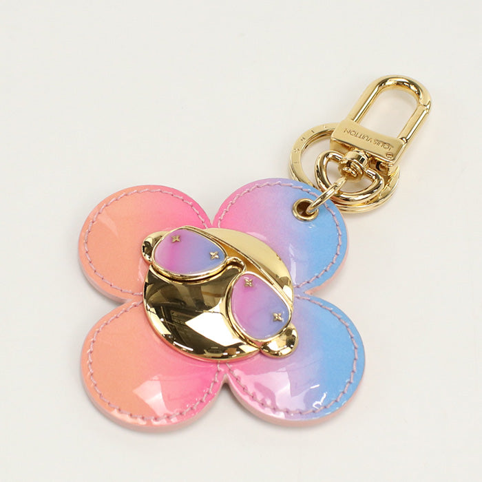 LOUIS VUITTON M68458 Porte Cle Vivienne Bag charm Patent leather pink Women