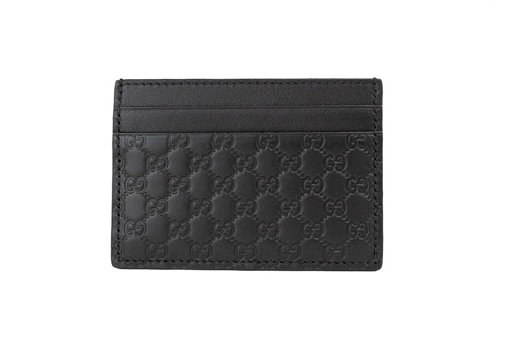Luxury Gucci Microguccissima Monogram Logo Soft Margaux Leather Card Case