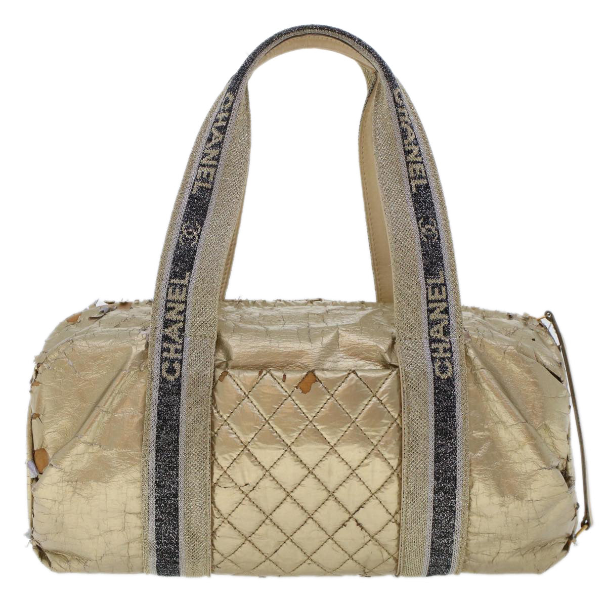 Luxury Chanel Boston Bag Patent leather Gold Tone CC  yb278