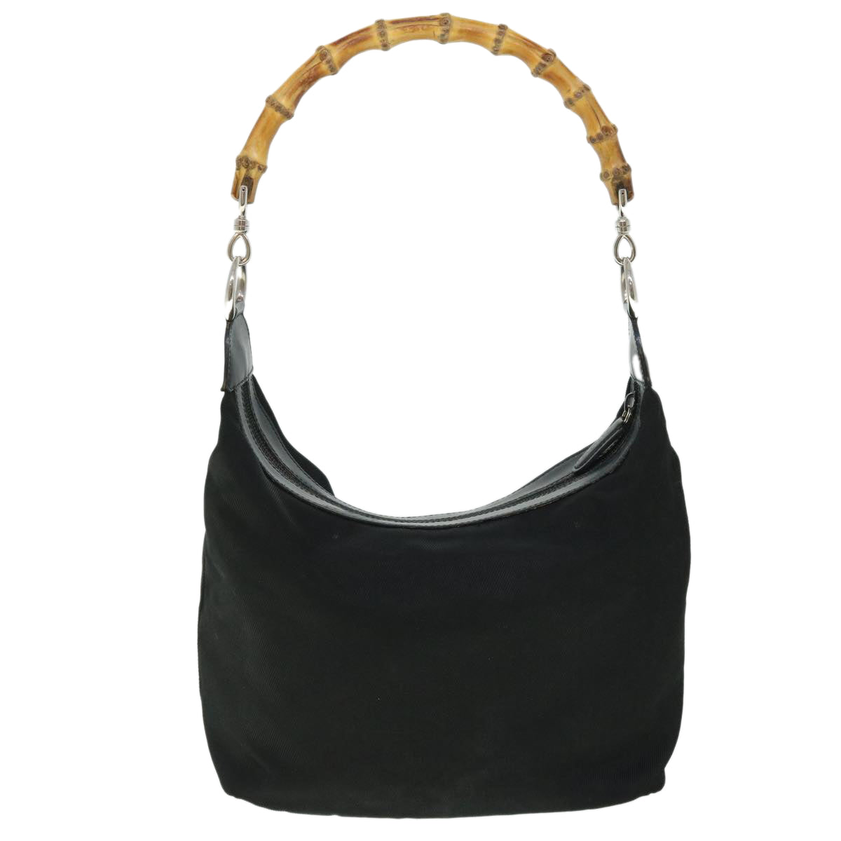 Luxury Gucci Bamboo Hand Bag Black  yb348