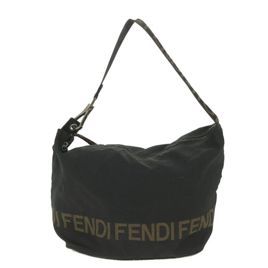 Luxury FendiShoulder Bag Nylon Blackyb412