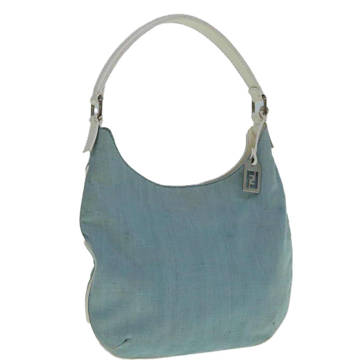 Luxury FendiShoulder Bag Canvas Light Blueyb467