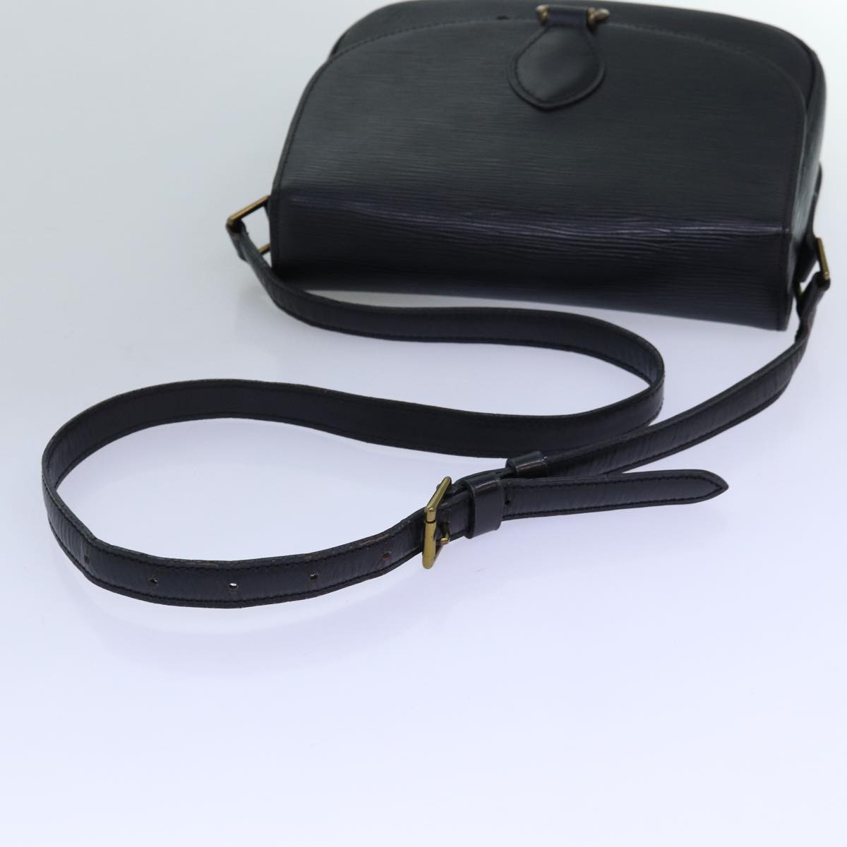 LOUIS VUITTON Epi Saint Cloud GM Shoulder Bag Black Noir M52192 LV yb573