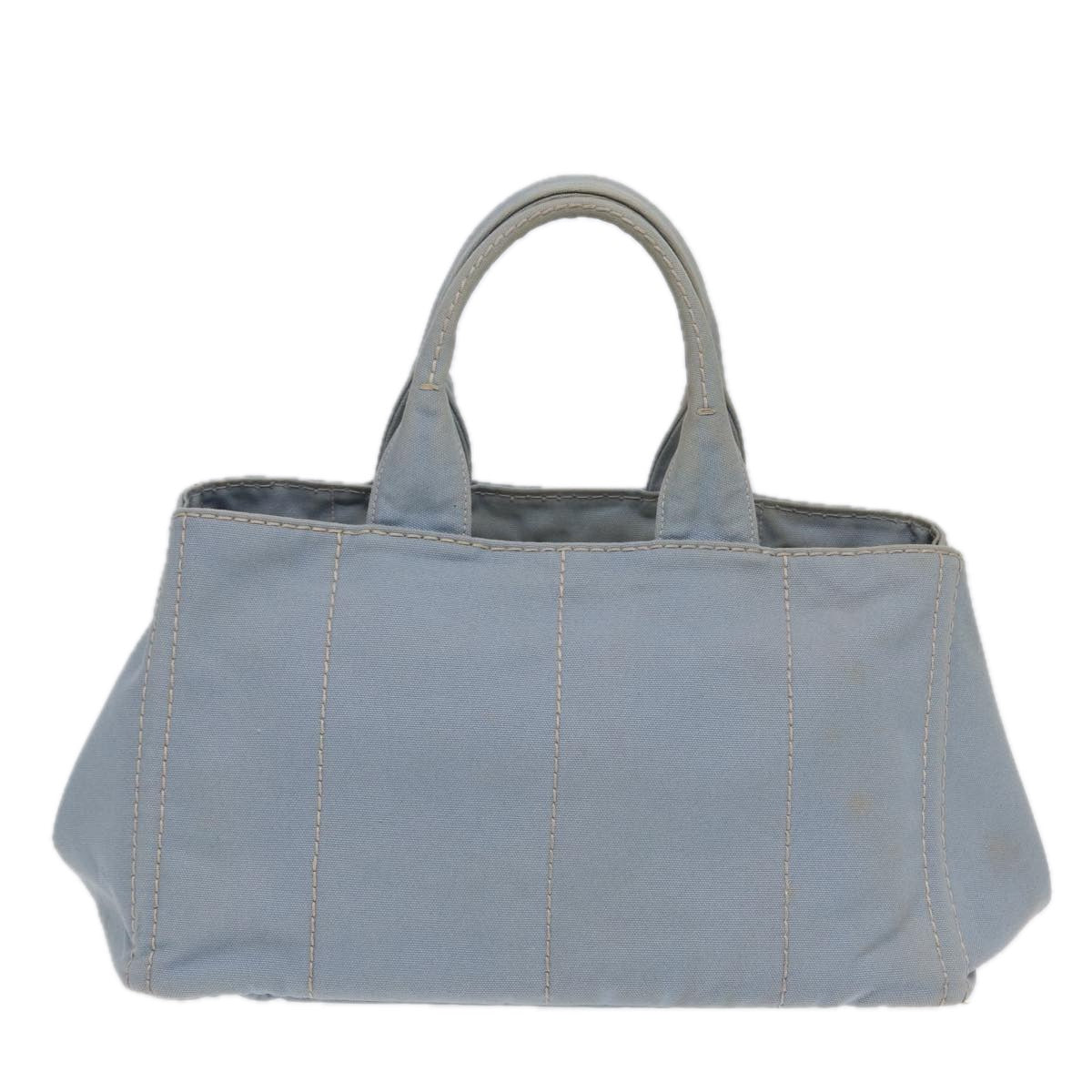 Luxury Prada Canapa GM Hand Bag Canvas Light Blue  yb606