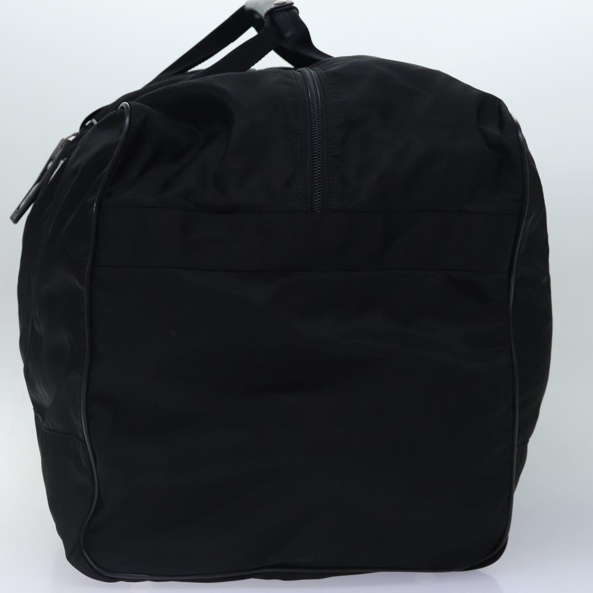 Luxury Prada Boston Bag Nylon Black Silver  yb684