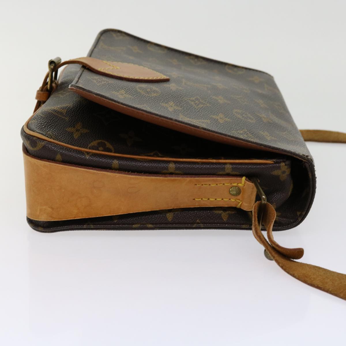 LOUIS VUITTON Monogram Cartouchiere GM Shoulder Bag M51252 LV yk10002