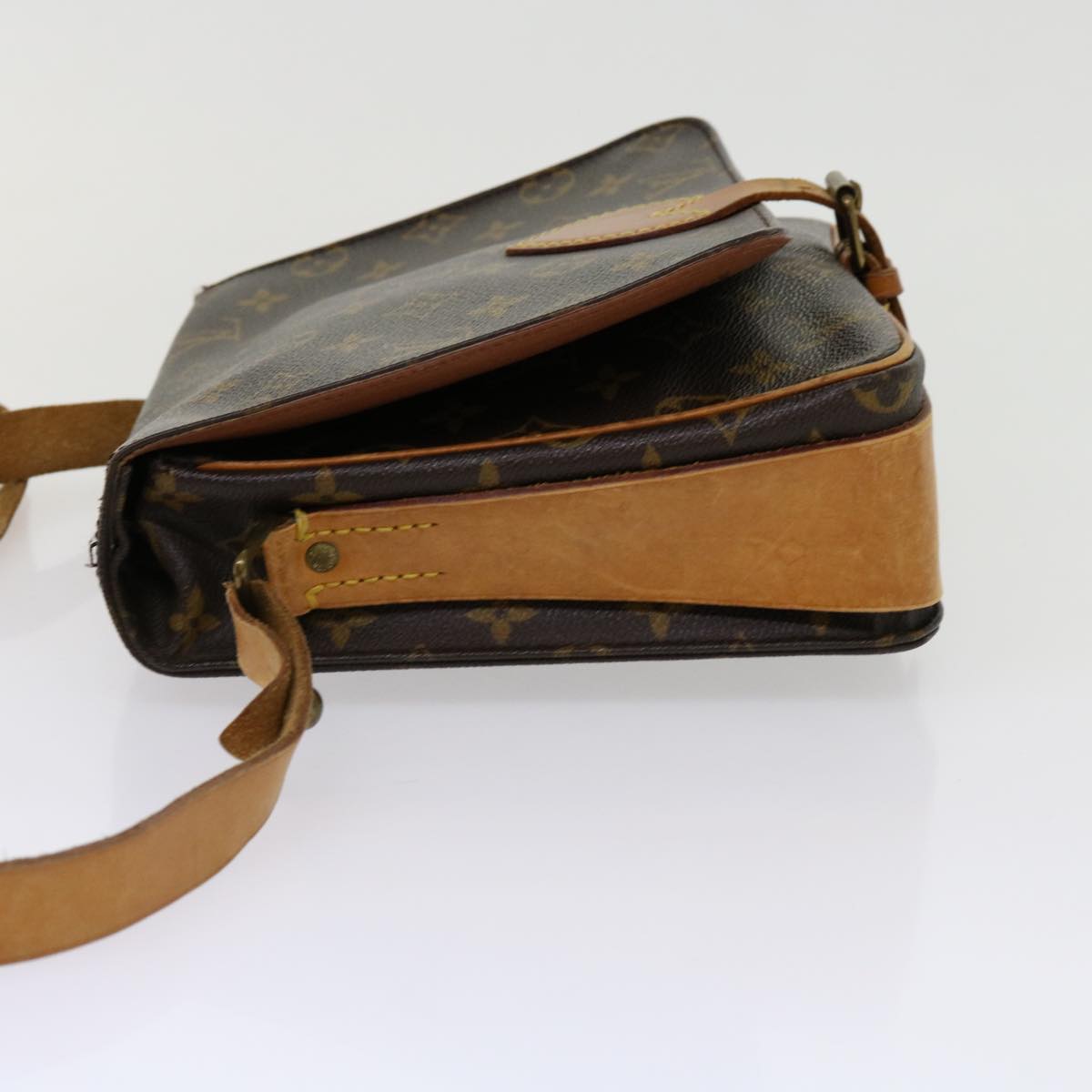 LOUIS VUITTON Monogram Cartouchiere GM Shoulder Bag M51252 LV yk10002