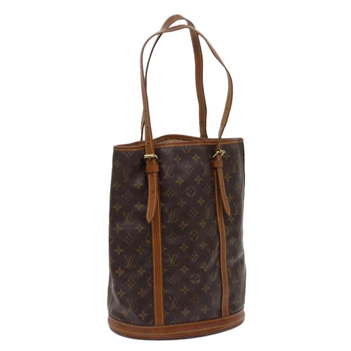LOUIS VUITTON Monogram Bucket GM Shoulder Bag M42236 LV yk10034