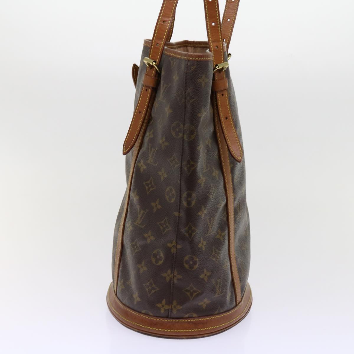 LOUIS VUITTON Monogram Bucket GM Shoulder Bag M42236 LV yk10034
