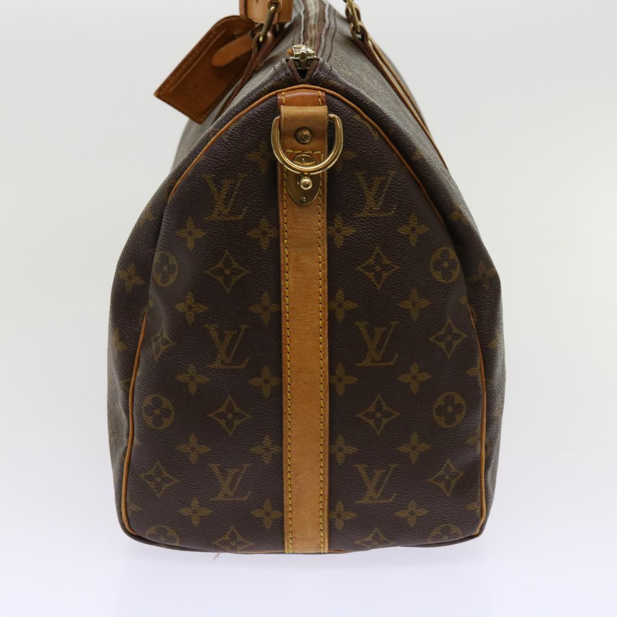 LOUIS VUITTON Monogram Keepall Bandouliere 45 Boston Bag M41418 LV yk10046