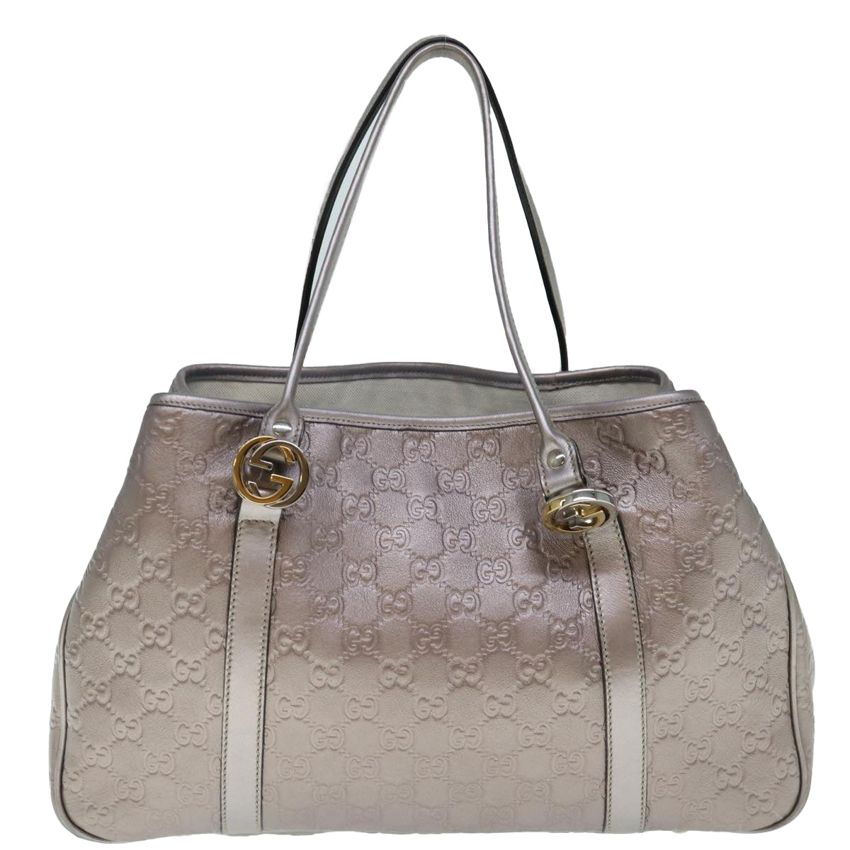 GUCCI GG Canvas Guccissima GG Twins Tote Bag Pink 232957  10094