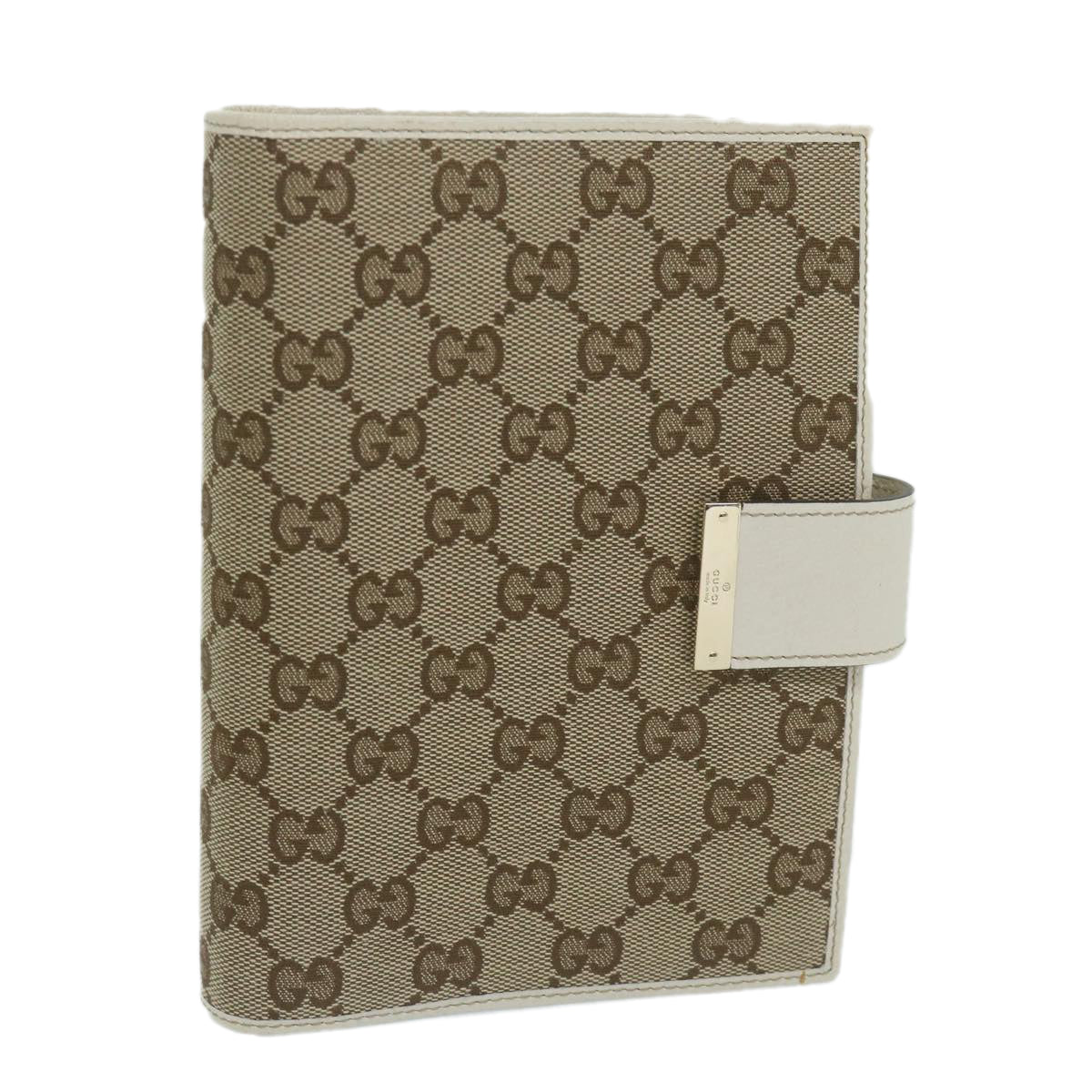 GUCCI GG Canvas Day Planner Cover Beige 115241  10129
