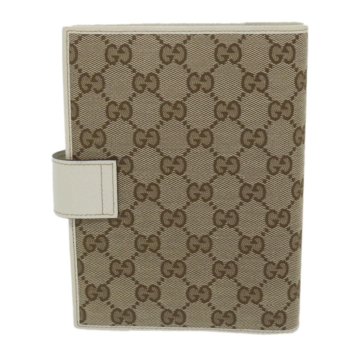 GUCCI GG Canvas Day Planner Cover Beige 115241  10129