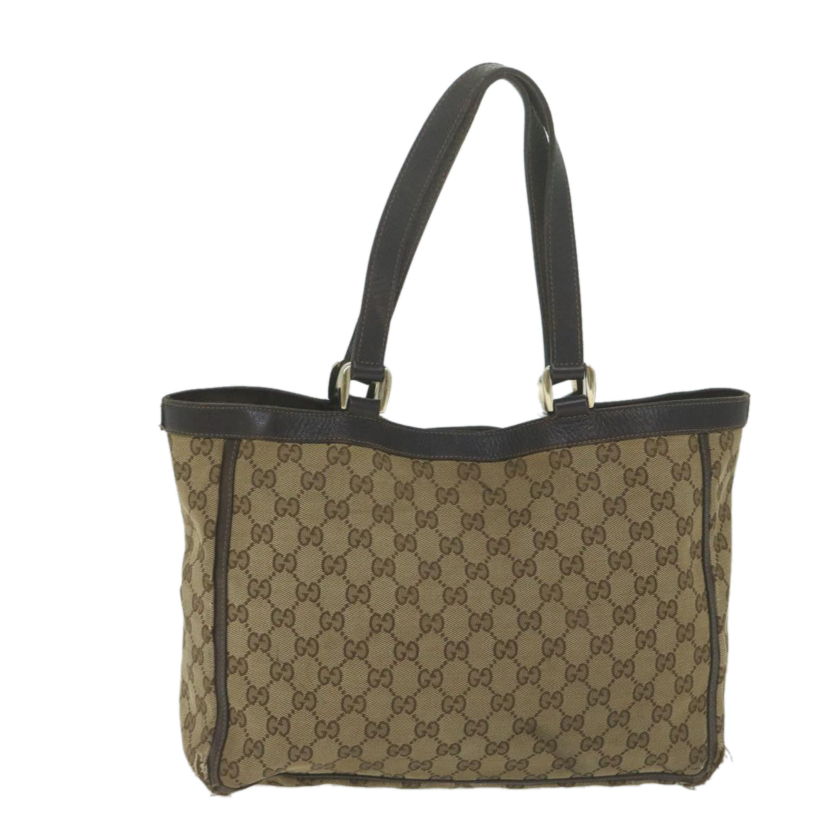 GUCCI GG Canvas Abbey Tote Bag Beige 146247  10160