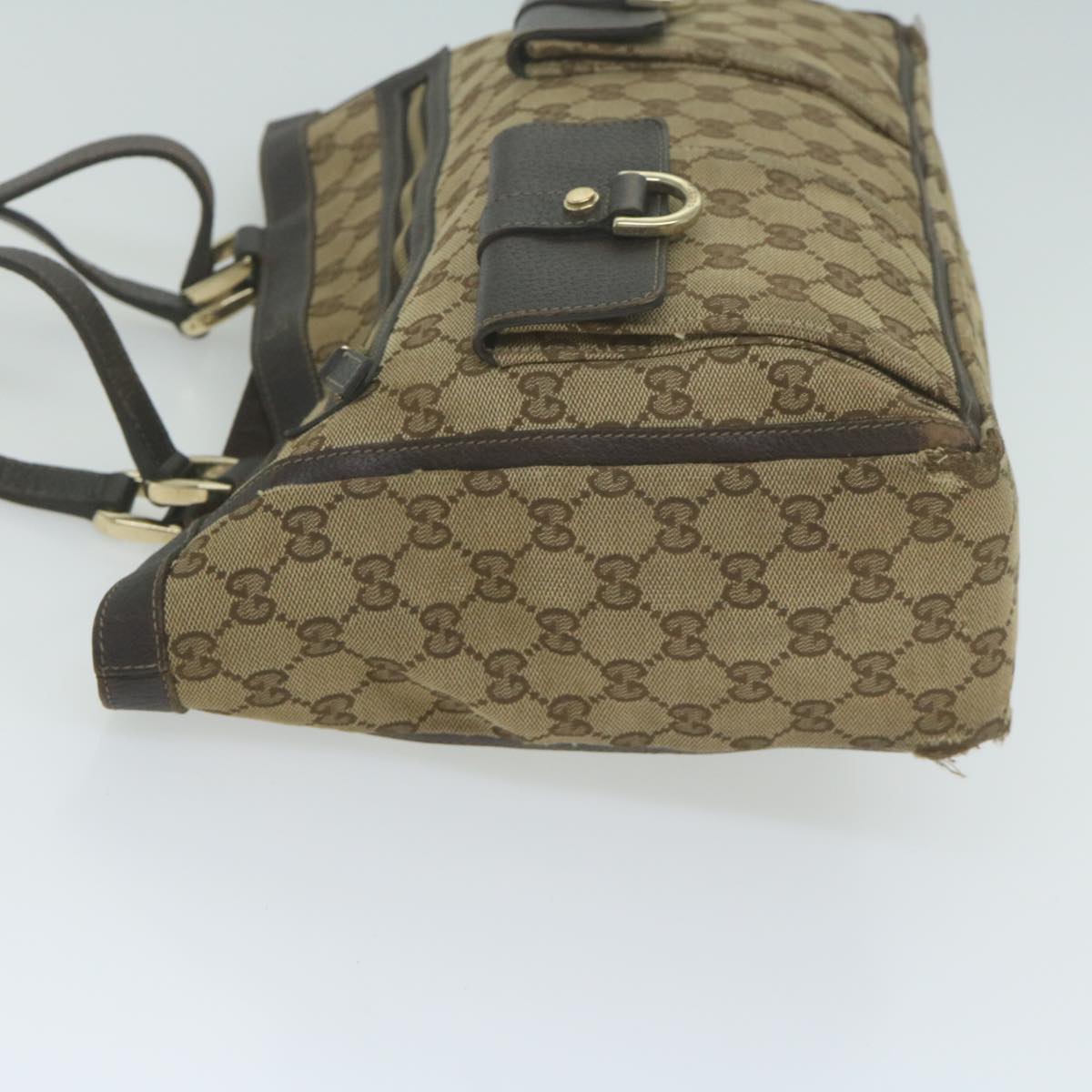 GUCCI GG Canvas Abbey Tote Bag Beige 146247  10160