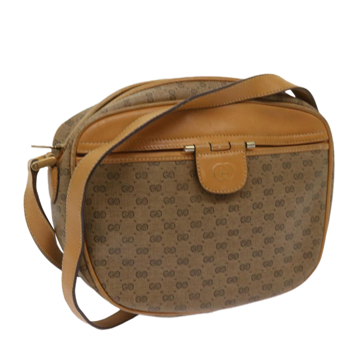 GUCCI Micro GG Supreme Shoulder Bag Beige 007 256 0024  10229