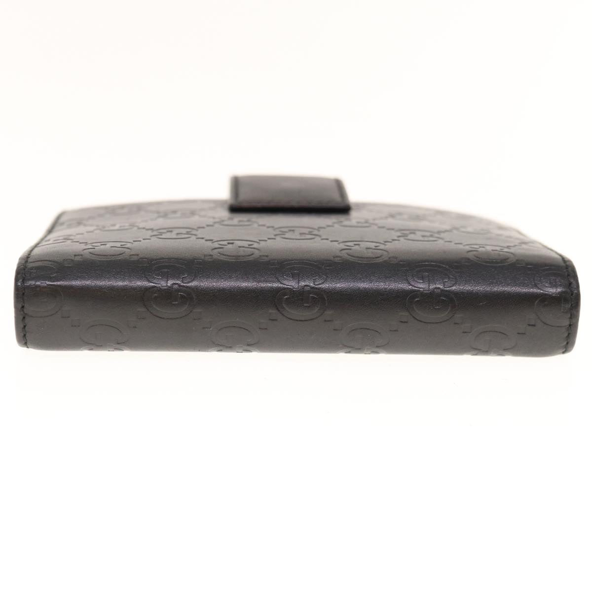GUCCI GG Canvas Day Planner Cover Leather Black  10286