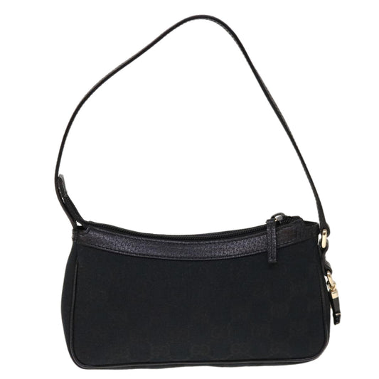 GUCCI GG Canvas Accessory Pouch Black 154432  10320