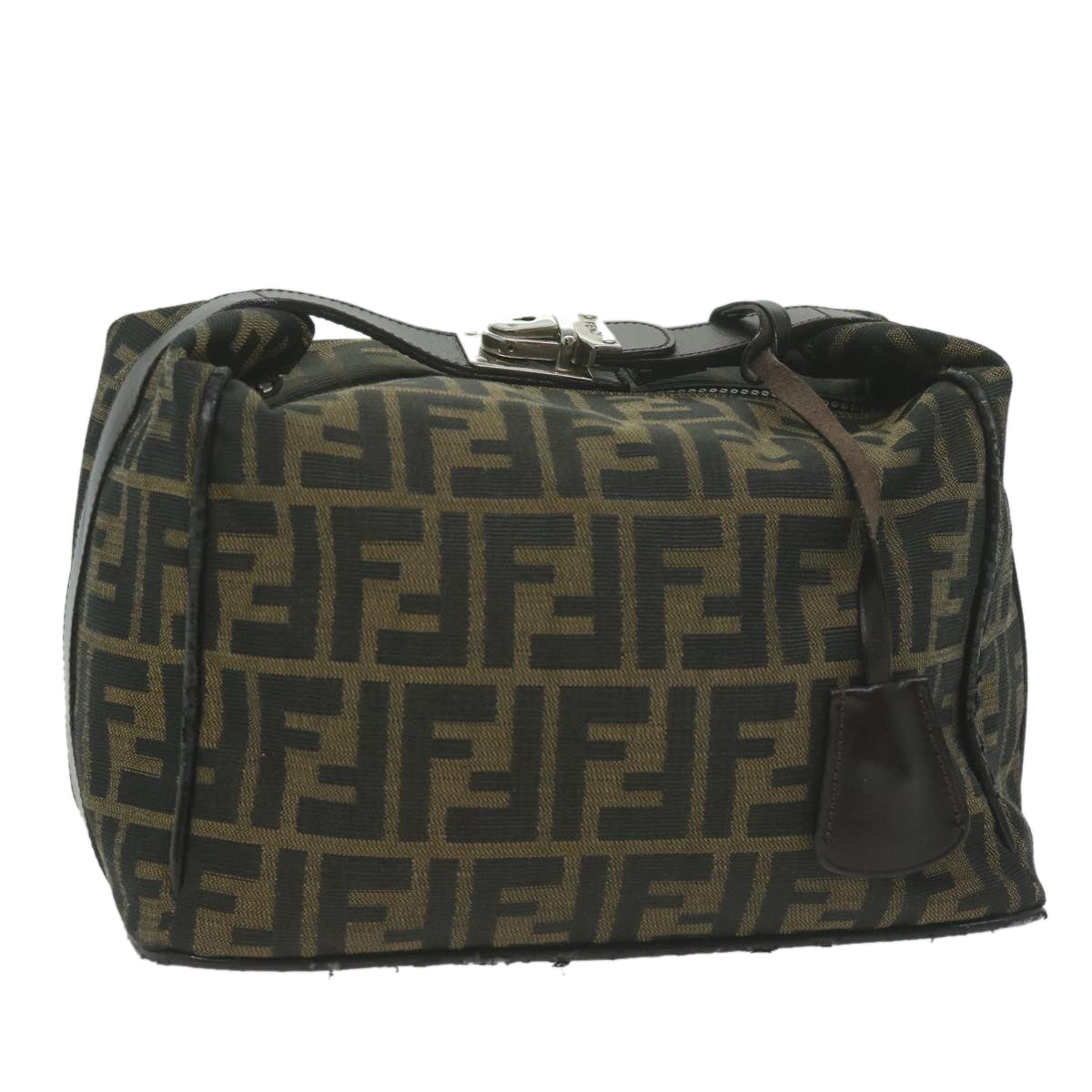Luxury FendiZucca Canvas Hand Bag Brownyk10325