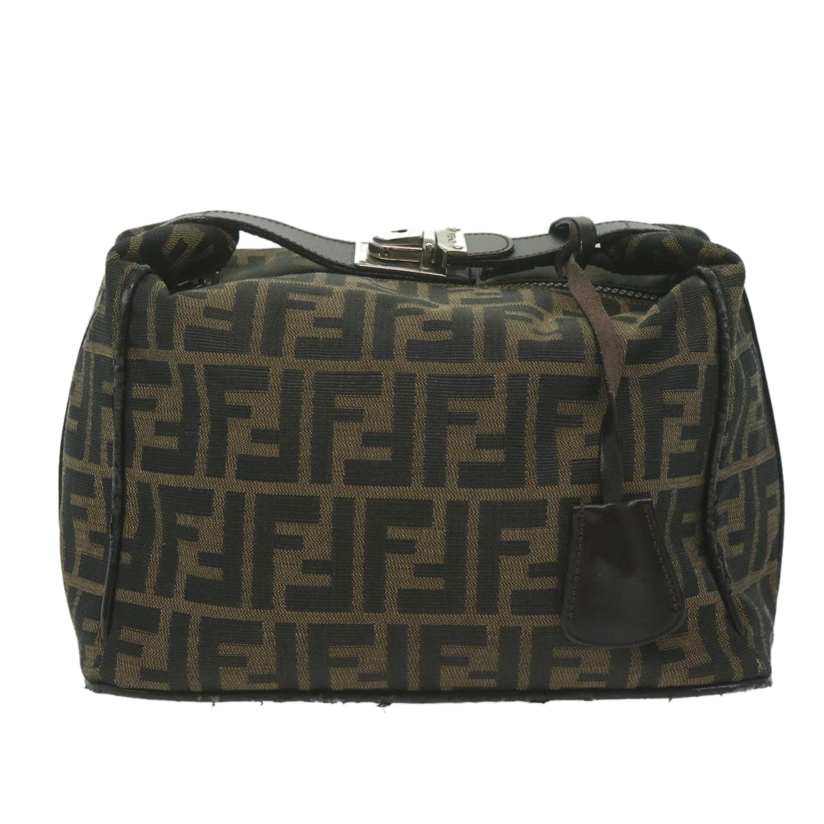 Luxury FendiZucca Canvas Hand Bag Brownyk10325