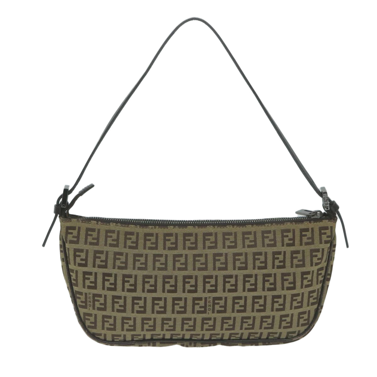 Luxury FendiZucchino Canvas Accessory Pouch Beigeyk10544