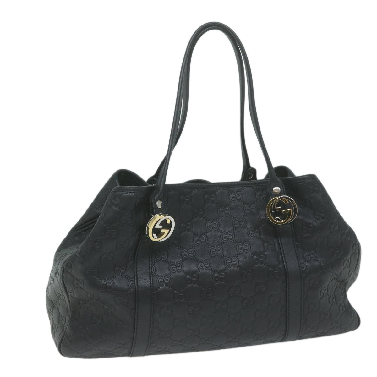 GUCCI GG Canvas GG Twins Tote Bag Black 232957  10558