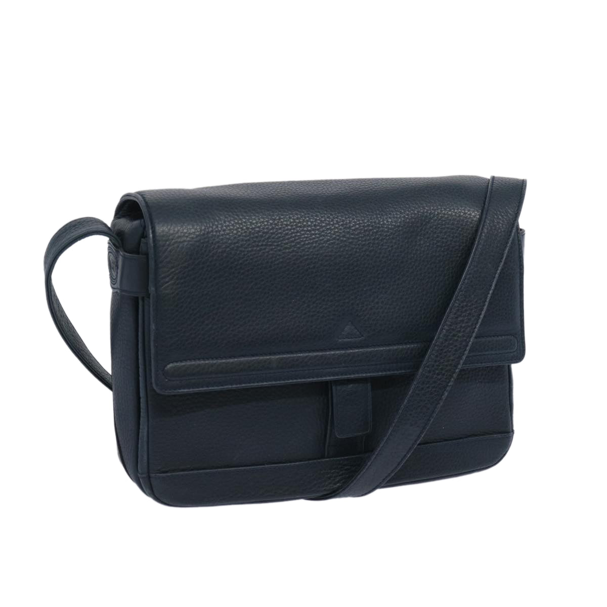 GUCCI Shoulder Bag Leather Navy 001 261  10584