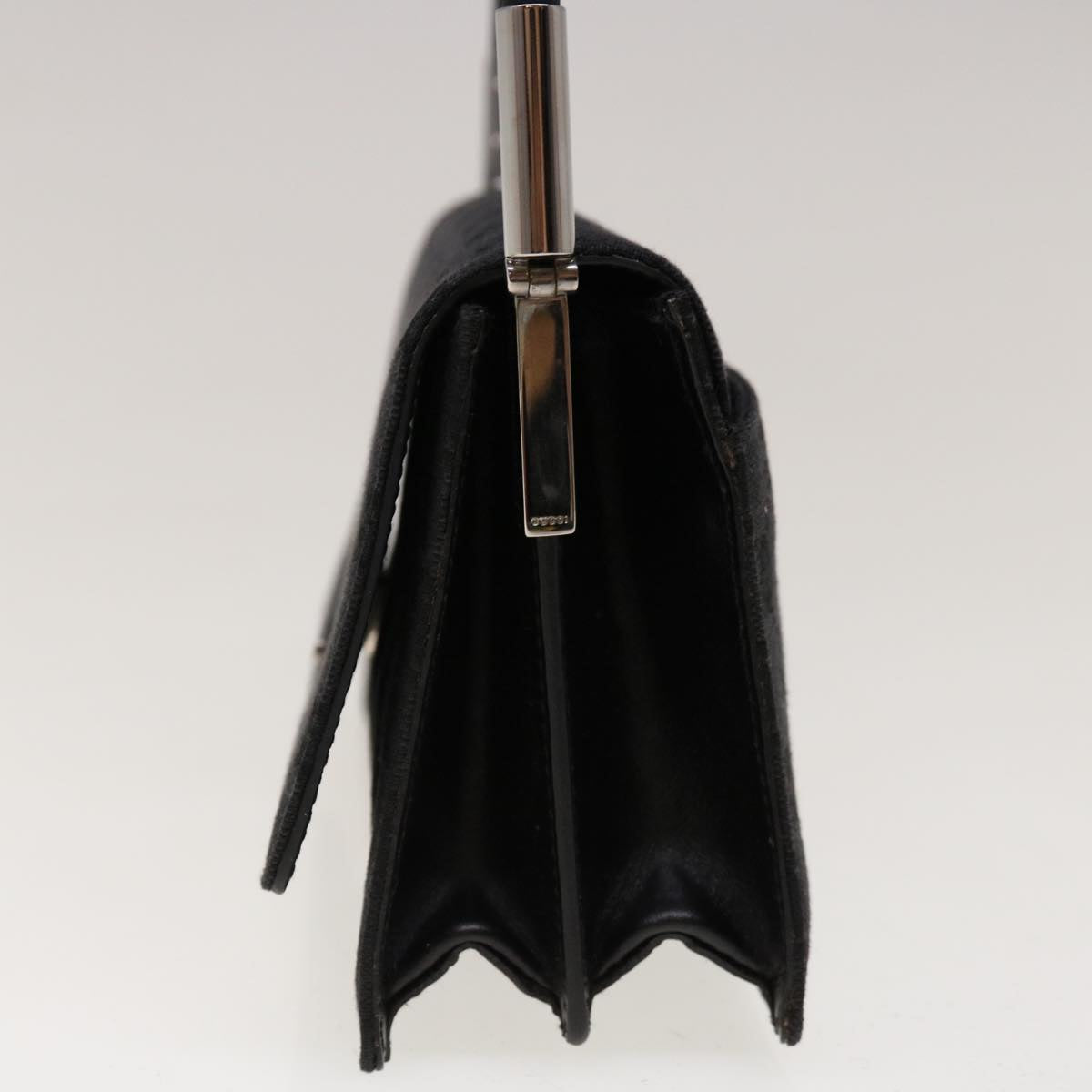 GUCCI GG Canvas Shoulder Bag Black 01235  10637