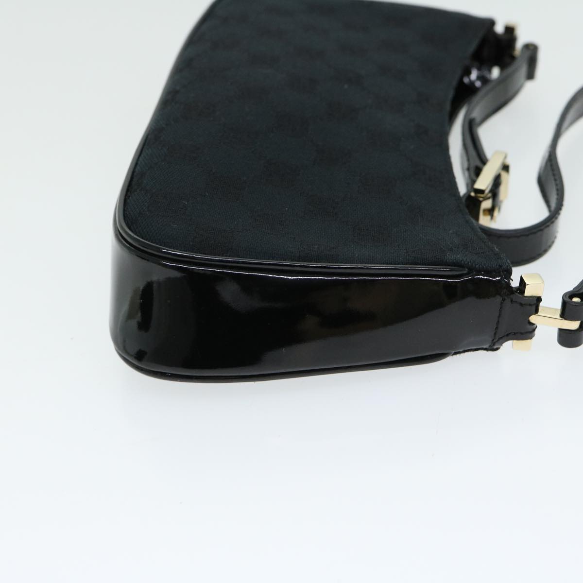 GUCCI GG Canvas Shoulder Bag Black 001 4152  10681