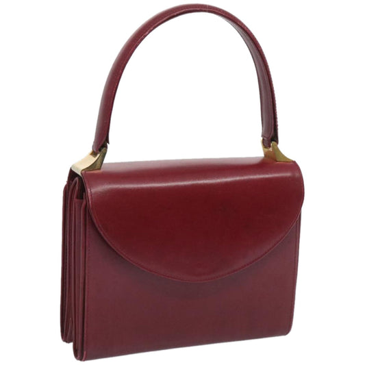 GUCCI Hand Bag Leather Red 001 3444 1638  10723